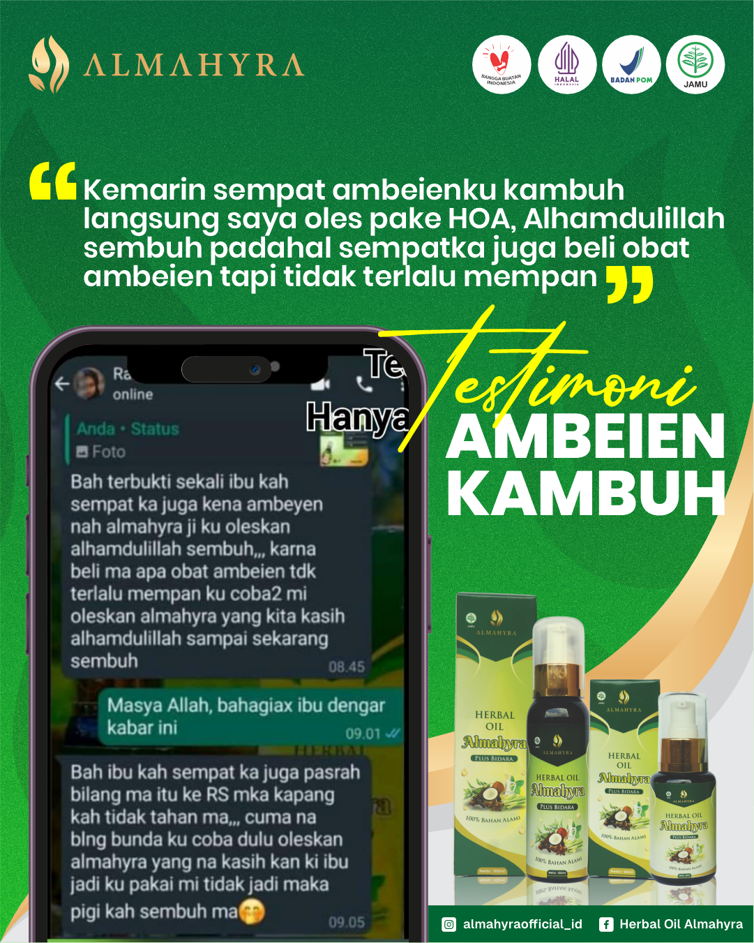 Testimoni Ambeien Kambuh