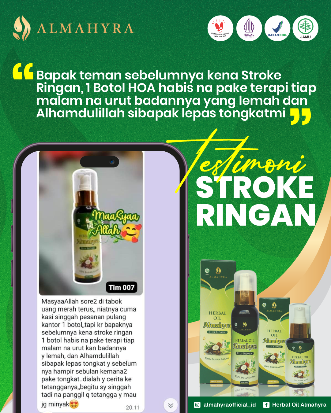 Testimoni Stroke Ringan